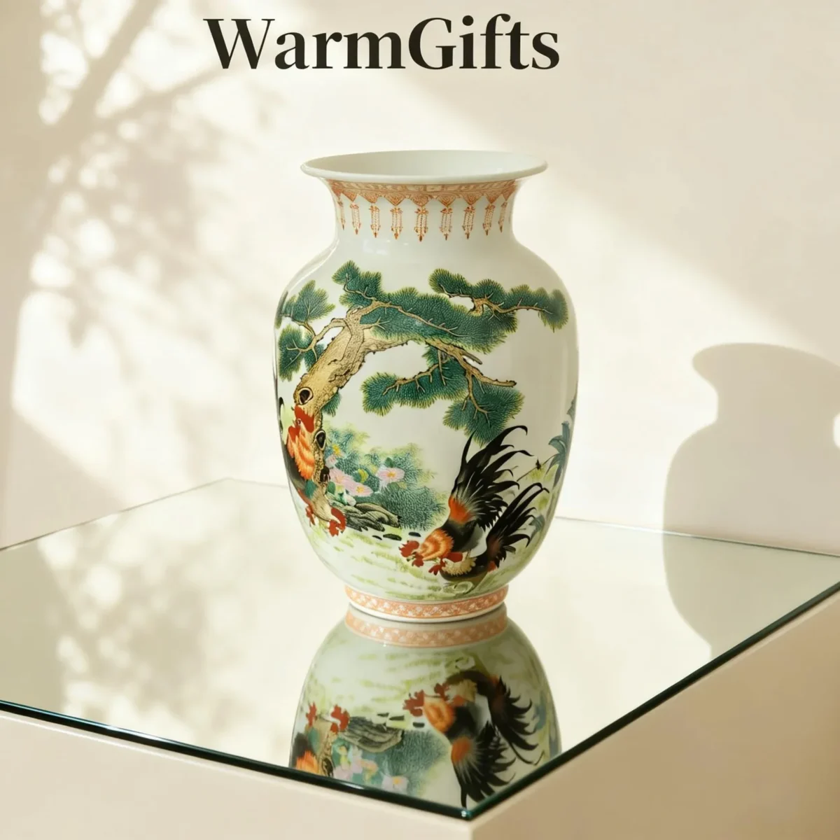 Winter Melon Bottle Paired Rooster Bottles