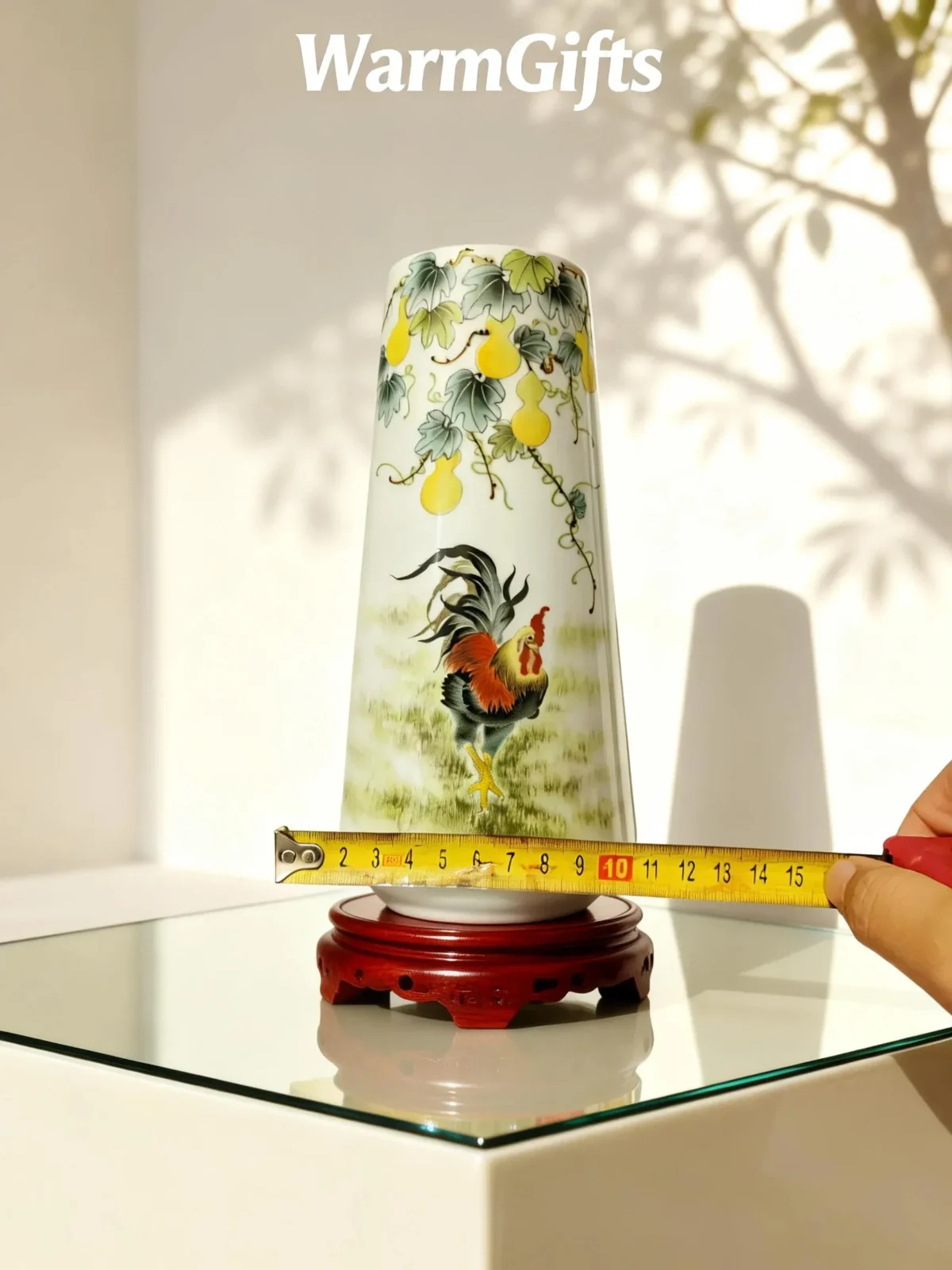 Irregular Golden Bell Bottle Rooster Gourd Auspicious Wishes