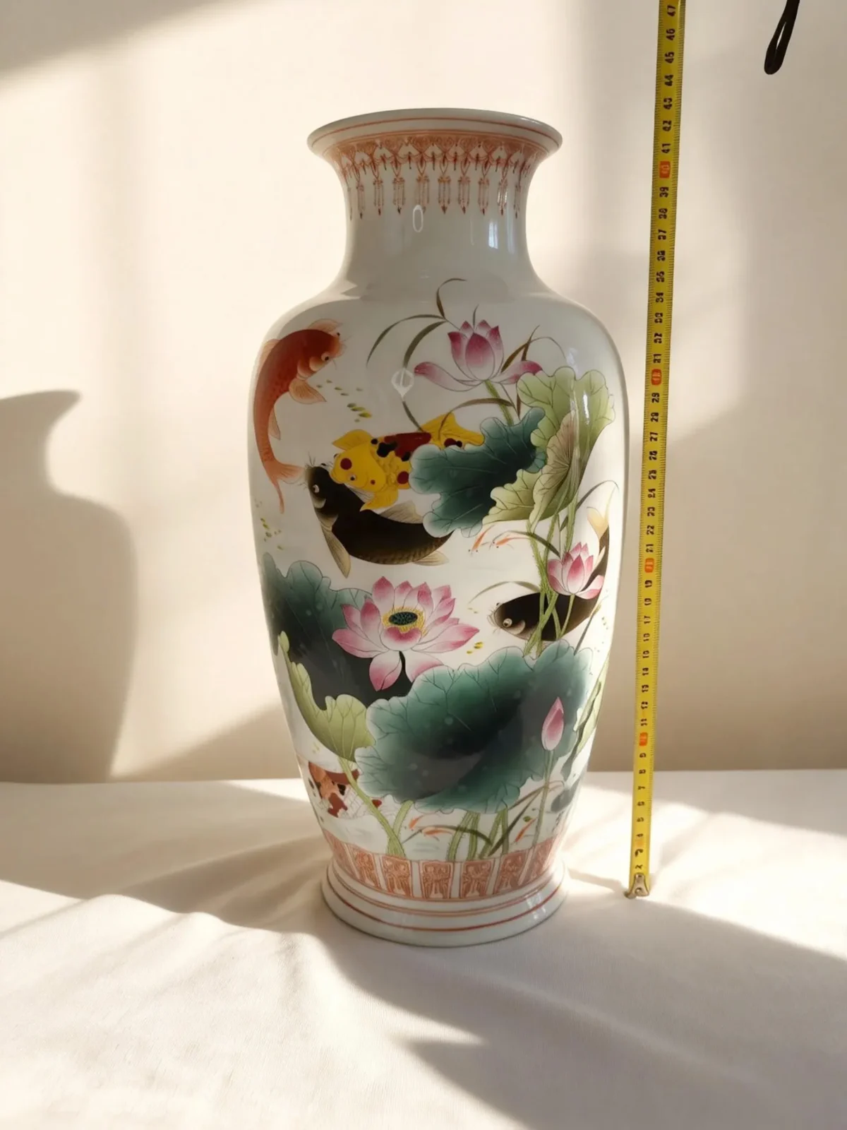 Winter Melon Bottle Lotus Pond Koi