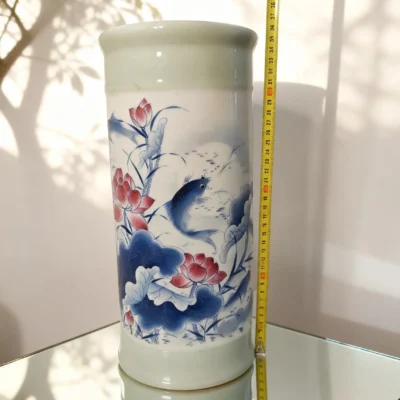 Blue Lotus Pond Arrow Vase