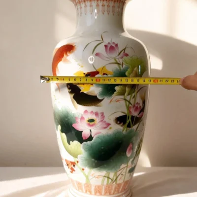 Winter Melon Bottle Lotus Pond Koi