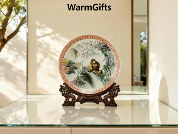 Mountain Forest Play Porcelain Plate