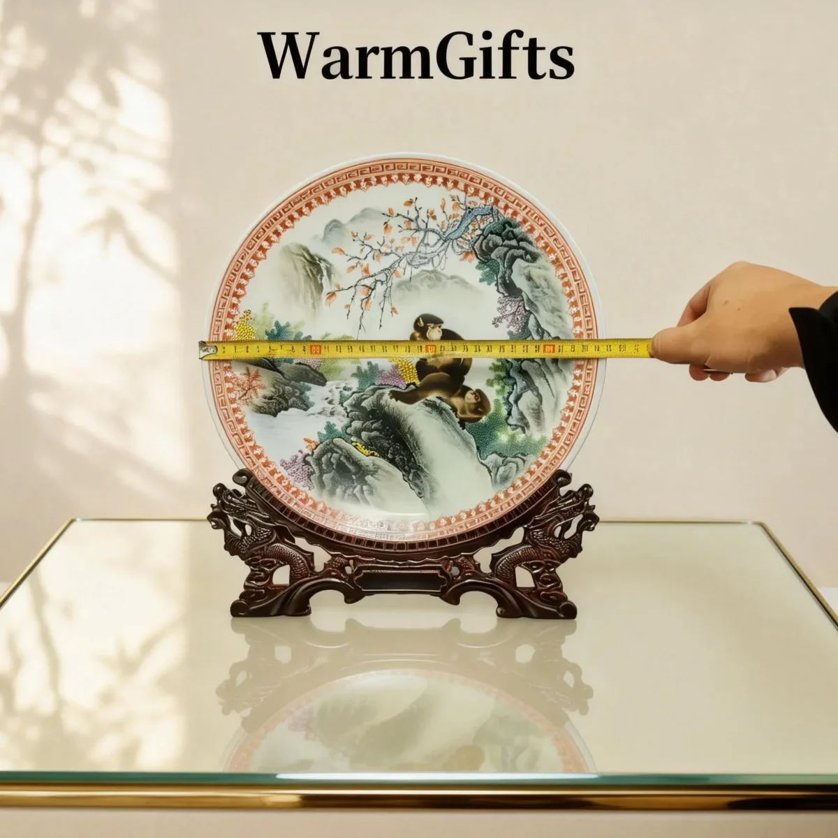 Houzi06 Mountain Forest Play Porcelain Plate