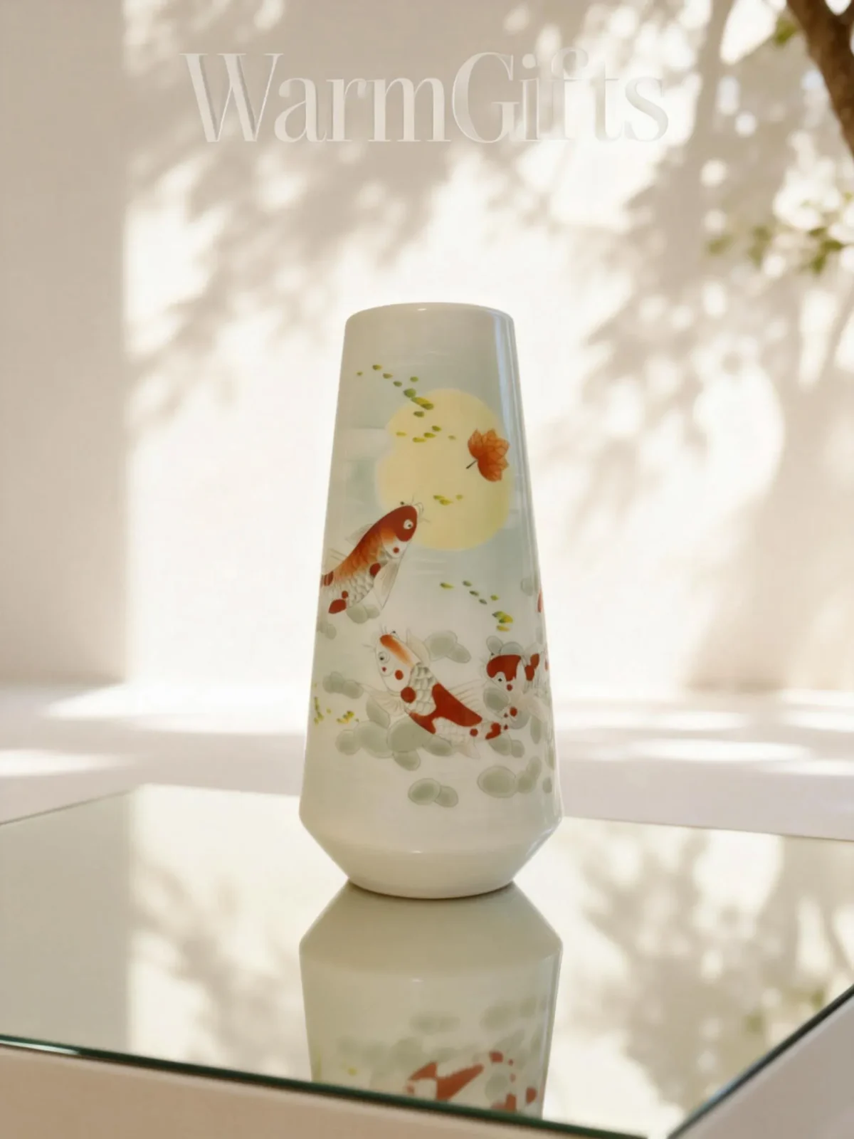 Irregular Golden Bell Porcelain Goldfish