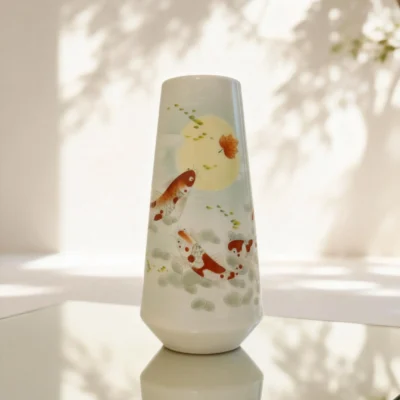 Irregular Golden Bell Porcelain Goldfish
