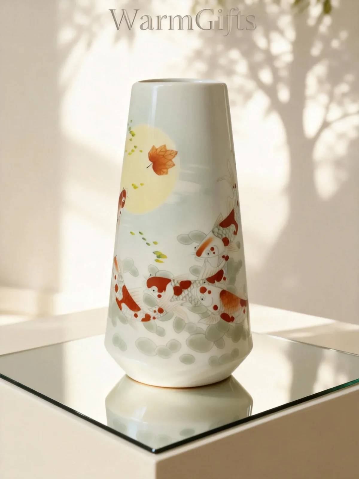 Irregular Golden Bell Porcelain Goldfish