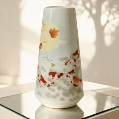 Irregular Golden Bell Porcelain Goldfish