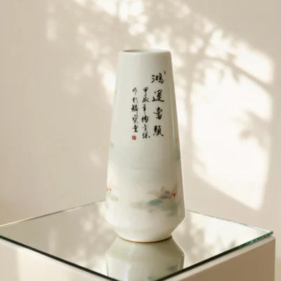 Irregular Golden Bell Porcelain Goldfish