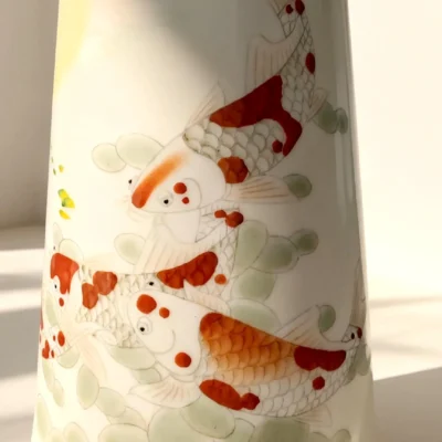 Irregular Golden Bell Porcelain Goldfish