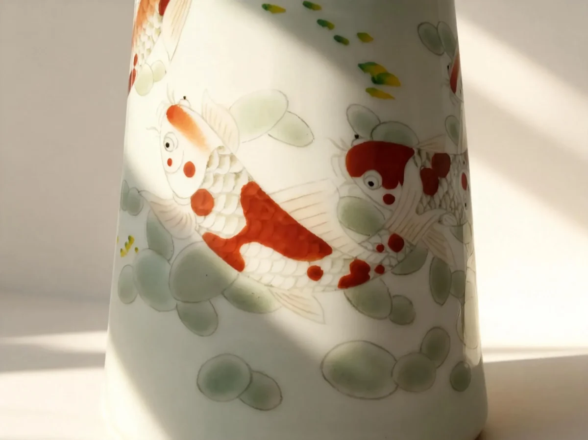Irregular Golden Bell Porcelain Goldfish