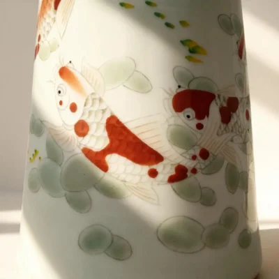 Irregular Golden Bell Porcelain Goldfish