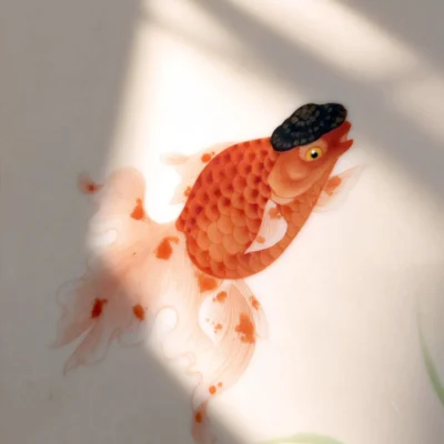 Goldfish Bringing Fortune??s Turn