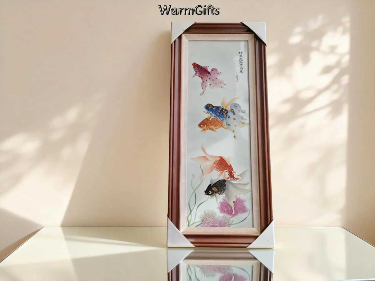 Jinyu04 Four-Panel Screen of ??Wealth and Honor Filling the Hall??