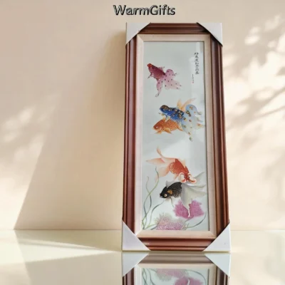 Jinyu04 Four-Panel Screen of ??Wealth and Honor Filling the Hall??