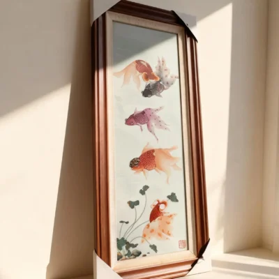 Jinyu09 Four-Panel Screen of ??Wealth and Honor Filling the Hall??