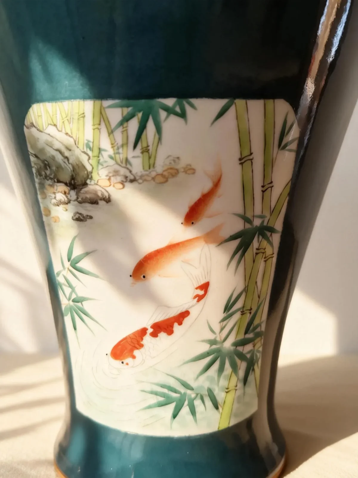 Prunus Vase Six Panels Abundance of Wealth