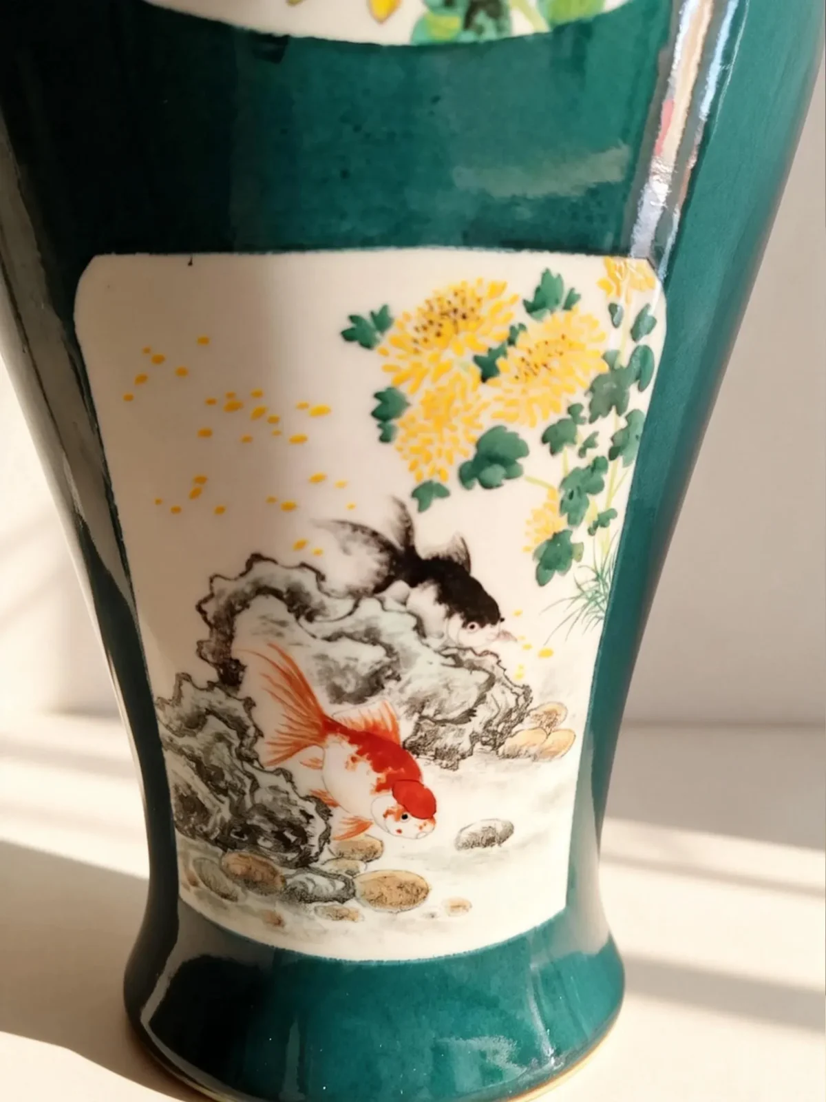 Prunus Vase Six Panels Abundance of Wealth