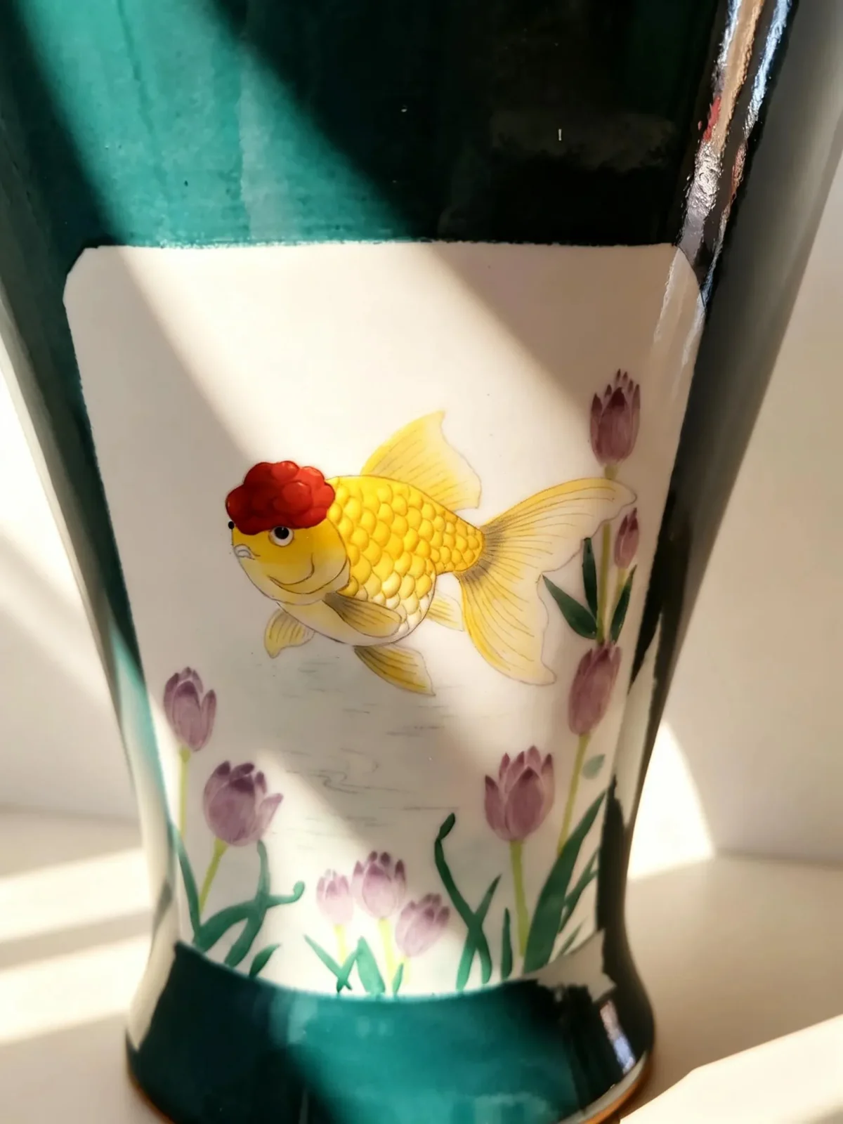 Prunus Vase Six Panels Abundance of Wealth