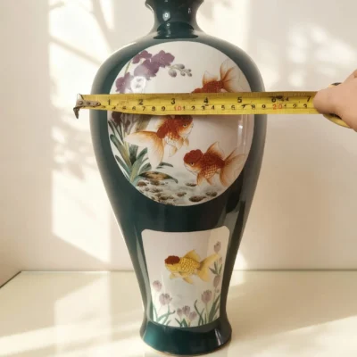 Prunus Vase Six Panels Abundance of Wealth