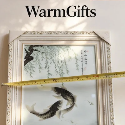 Liushu07 Twin Fish Under Willow