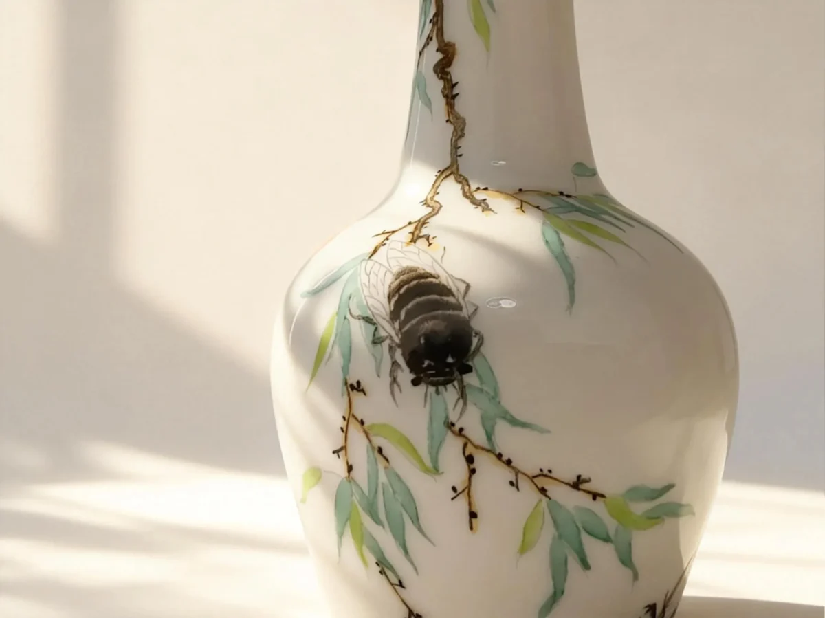 Willow-Leaf Golden Bell Bottle