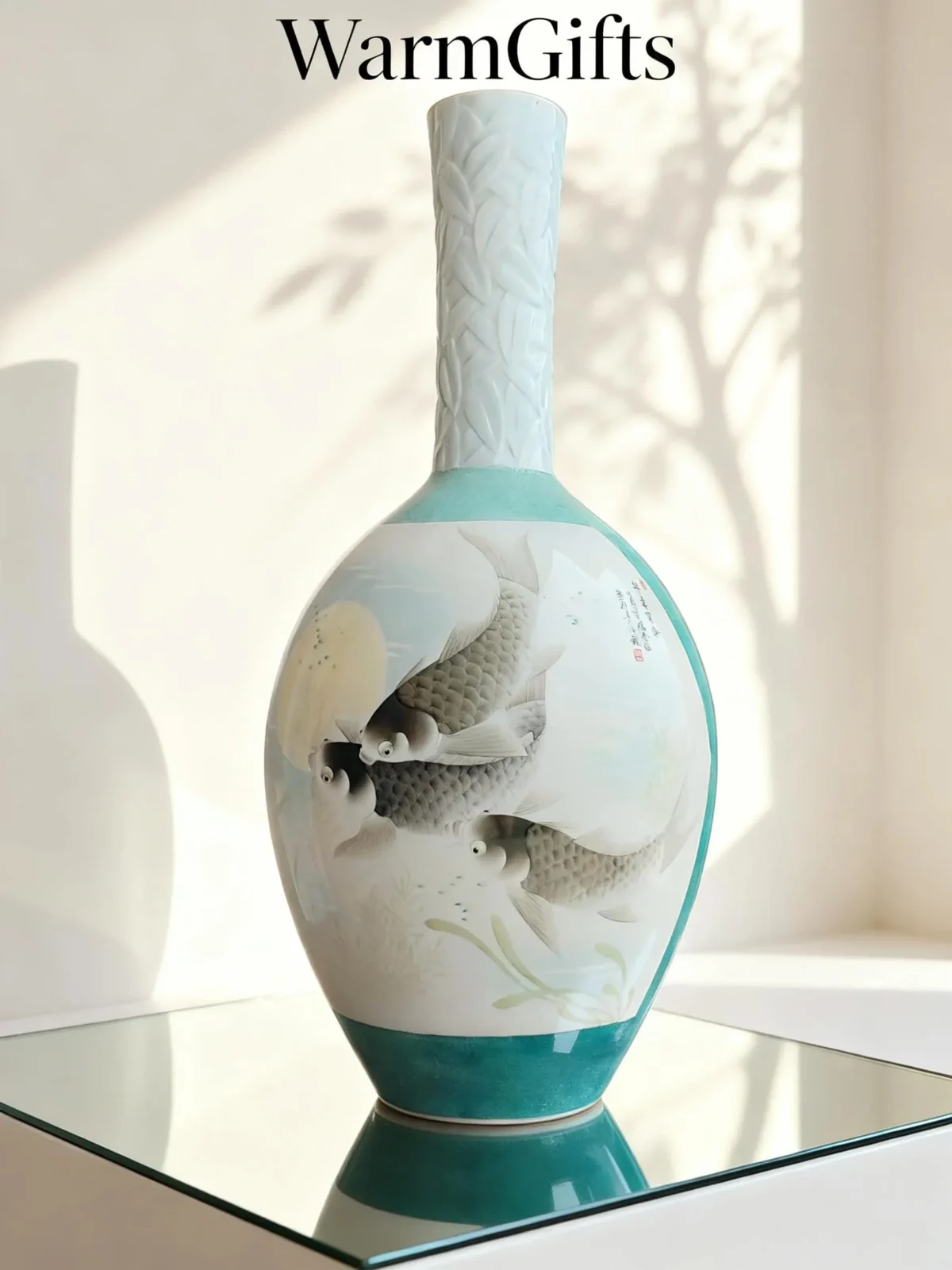 Irregular Gallbladder Bottle Double Reserved Panel Carp