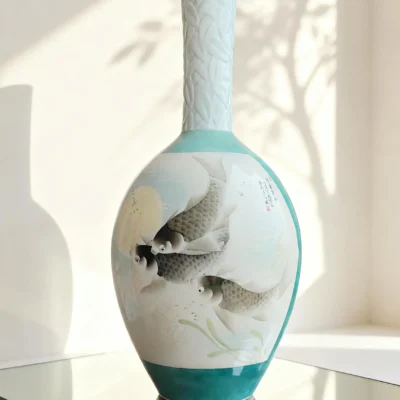 Irregular Gallbladder Bottle Double Reserved Panel Carp