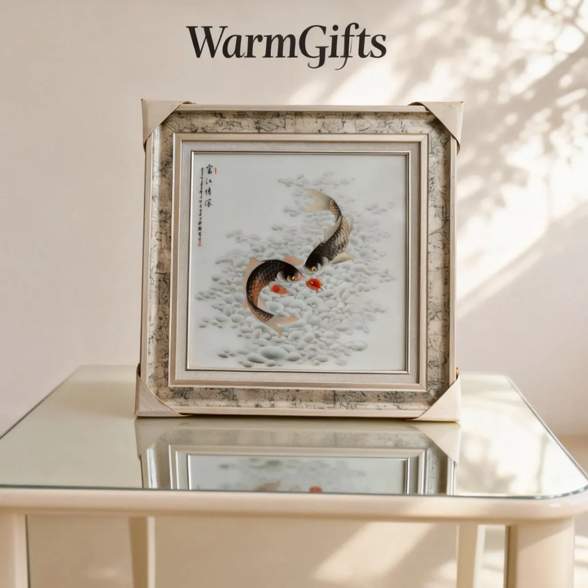 Liyu01 Twin Fish Sporting in Water