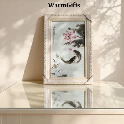 liyu01 Fish Frolicking in Lotus Pond