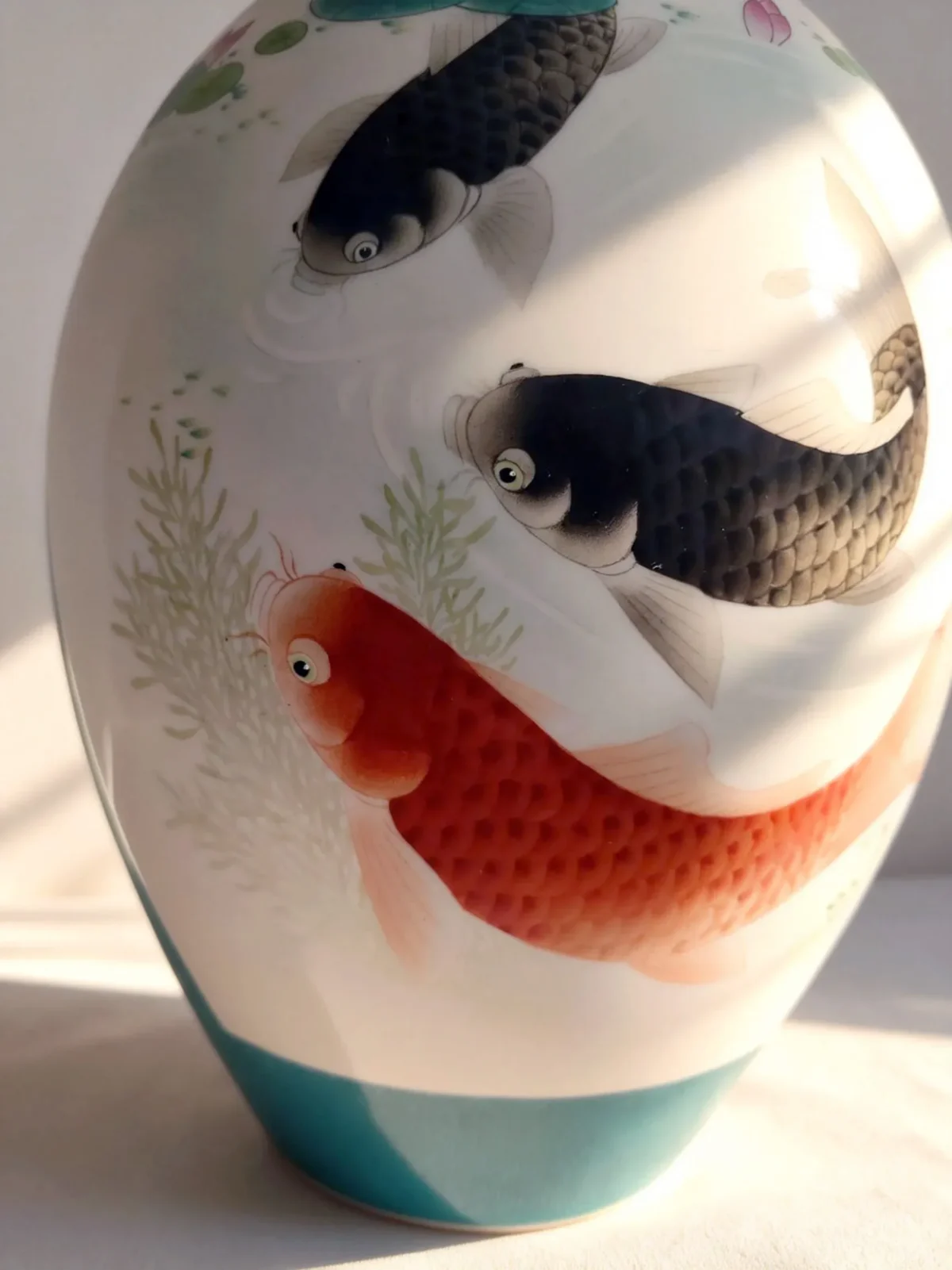 Irregular Gallbladder Bottle Double Reserved Panel Carp