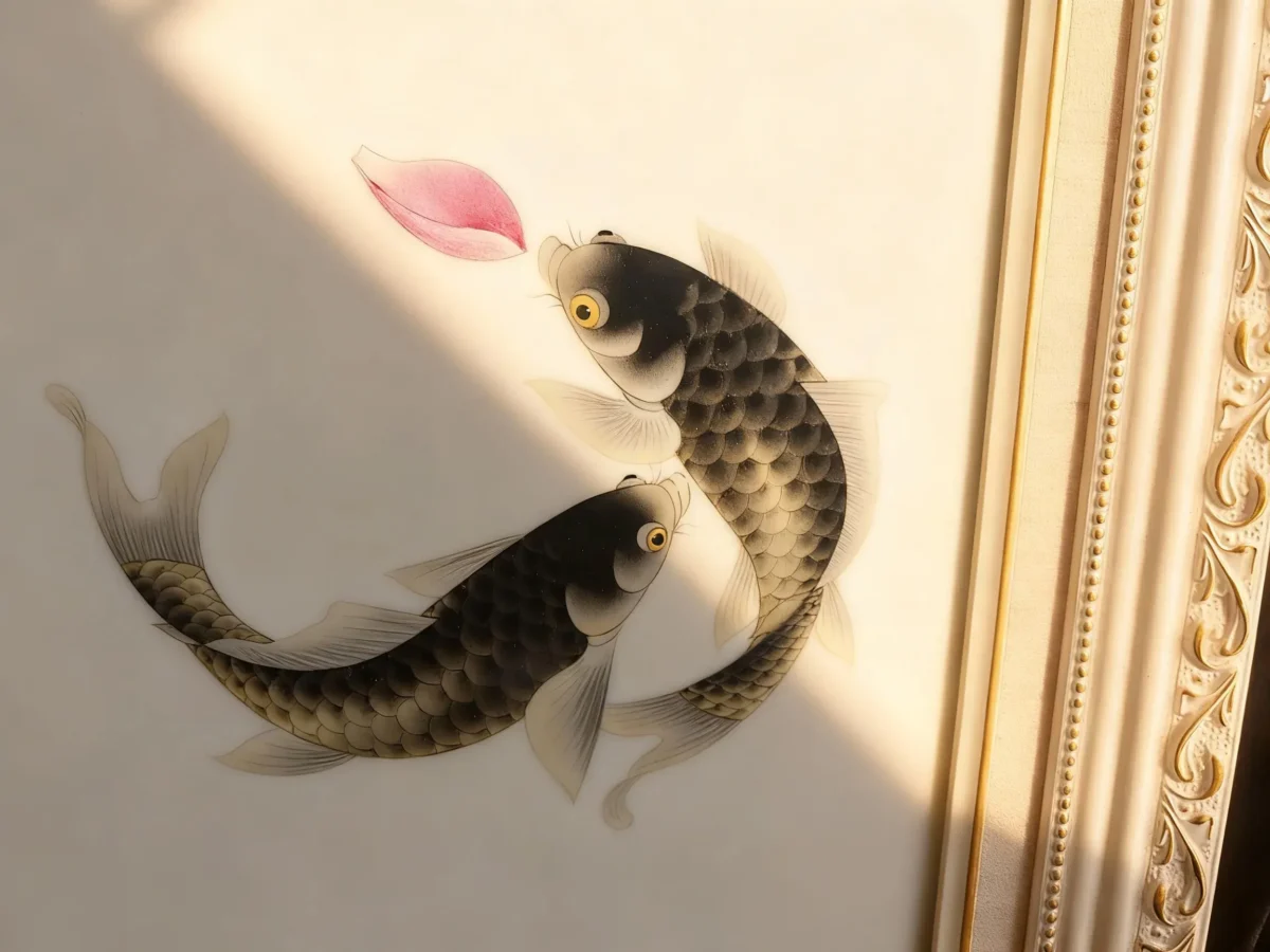 Liyu04 Fish Frolicking in Lotus Pond