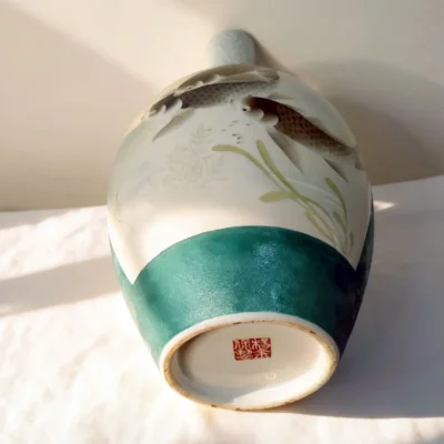 Irregular Gallbladder Bottle Double Reserved Panel Carp