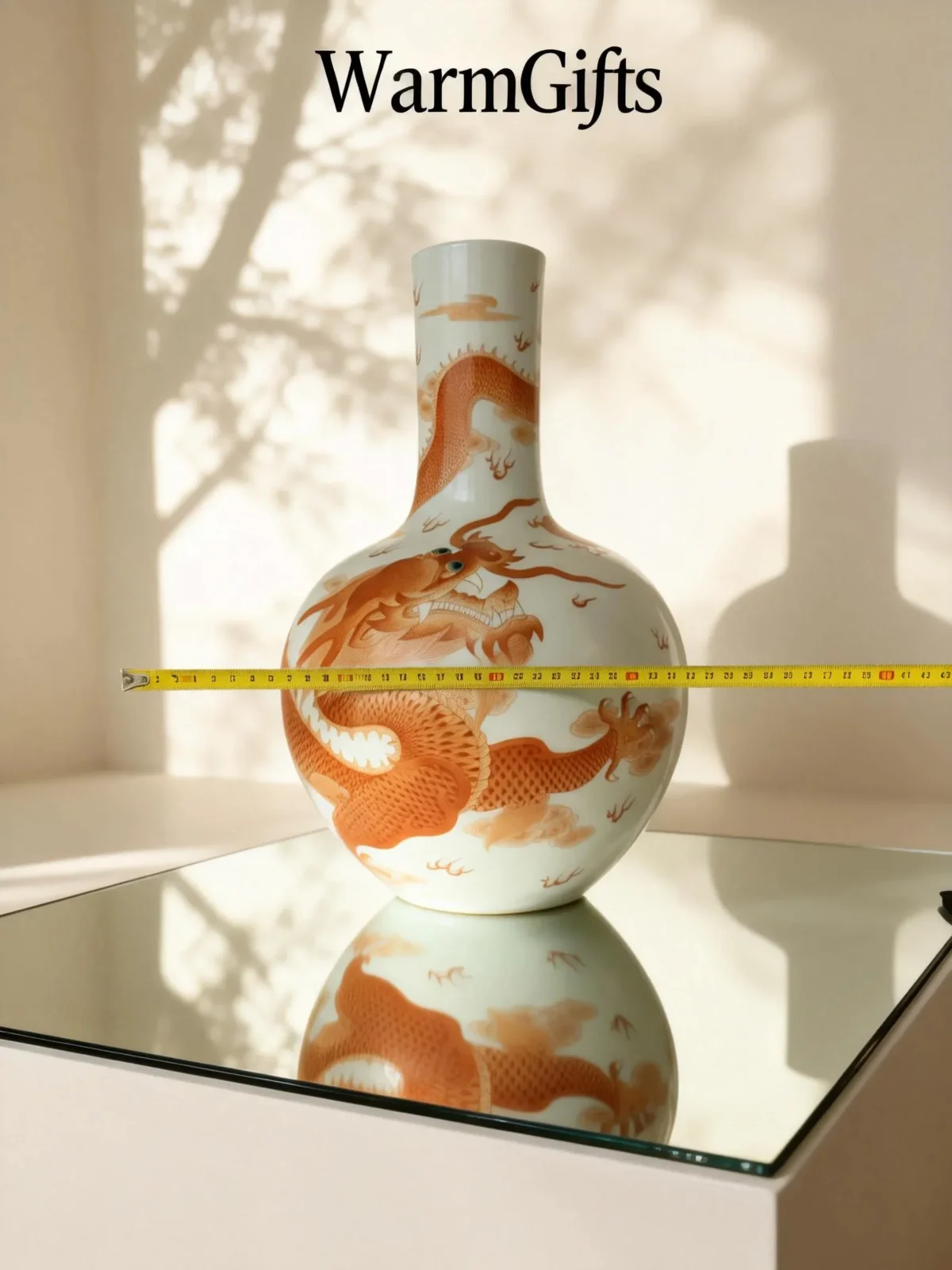 Straight-Neck Celestial Sphere Red Dragon