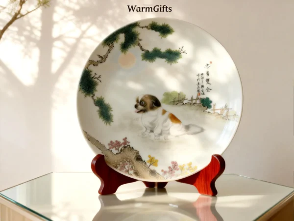 Loyal and Brave Without Peer Porcelain Plate