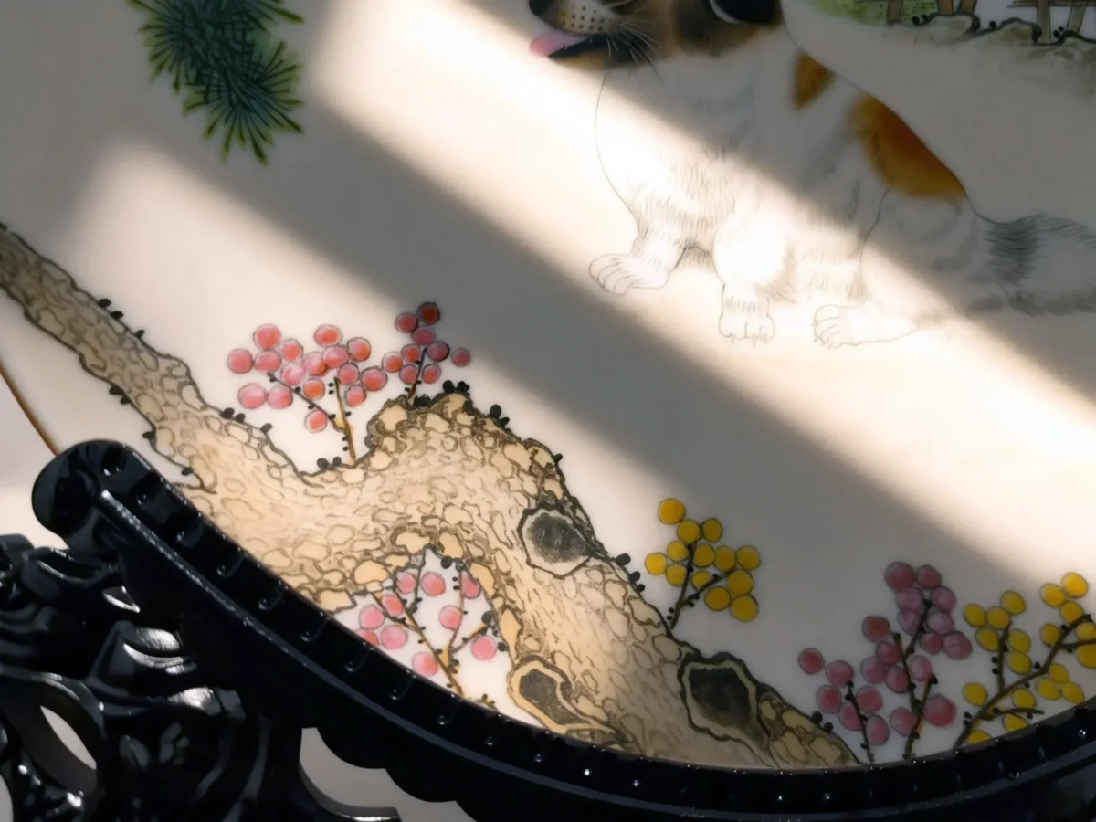 Quan04 Loyal and Brave Without Peer Porcelain Plate