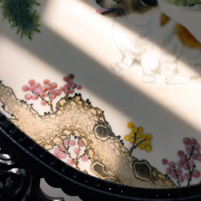 Quan04 Loyal and Brave Without Peer Porcelain Plate