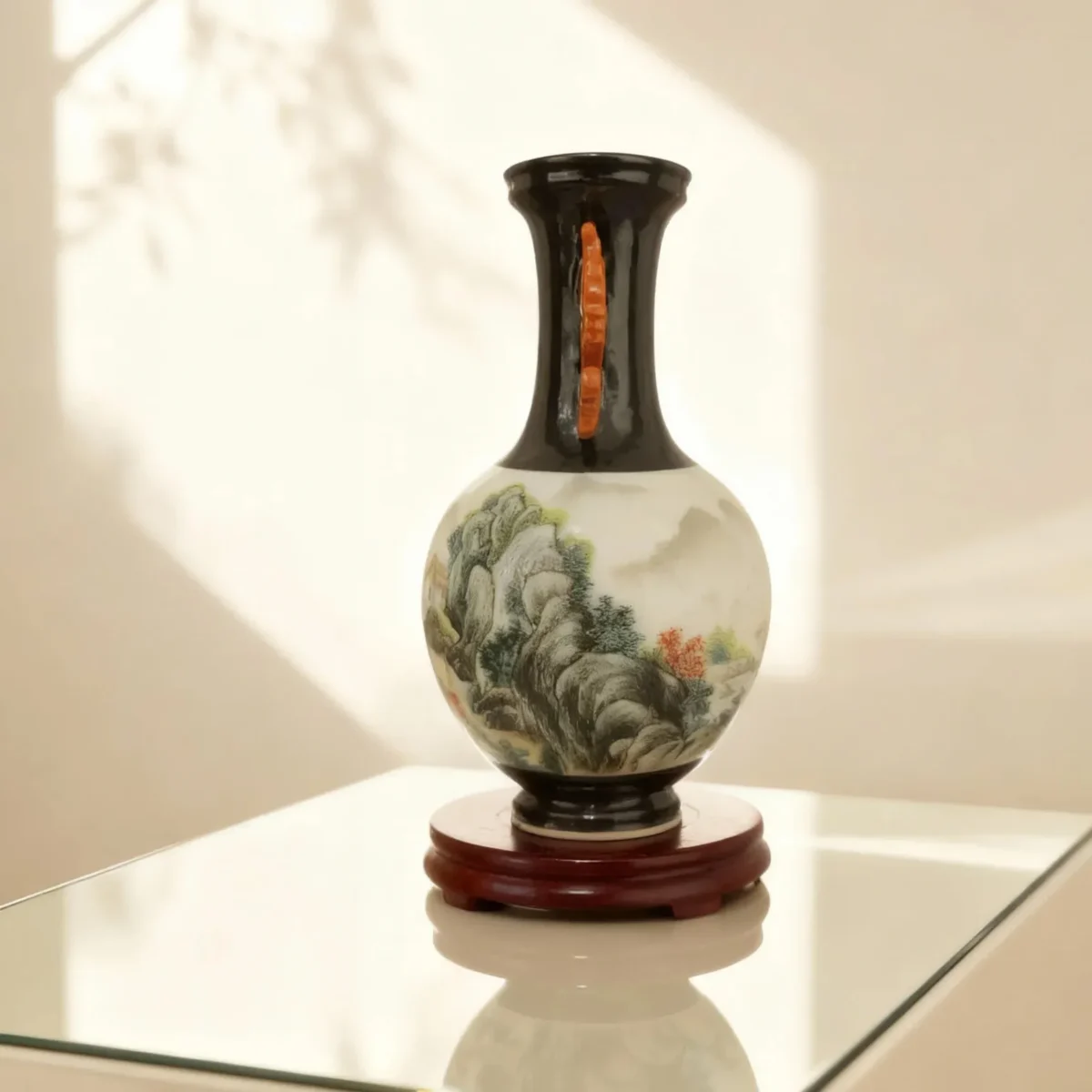 Antique-Style Double-Handled Lantern Bottle