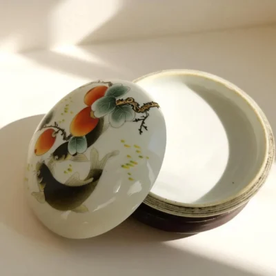 Persimmon and Carp Ink Paste Jar