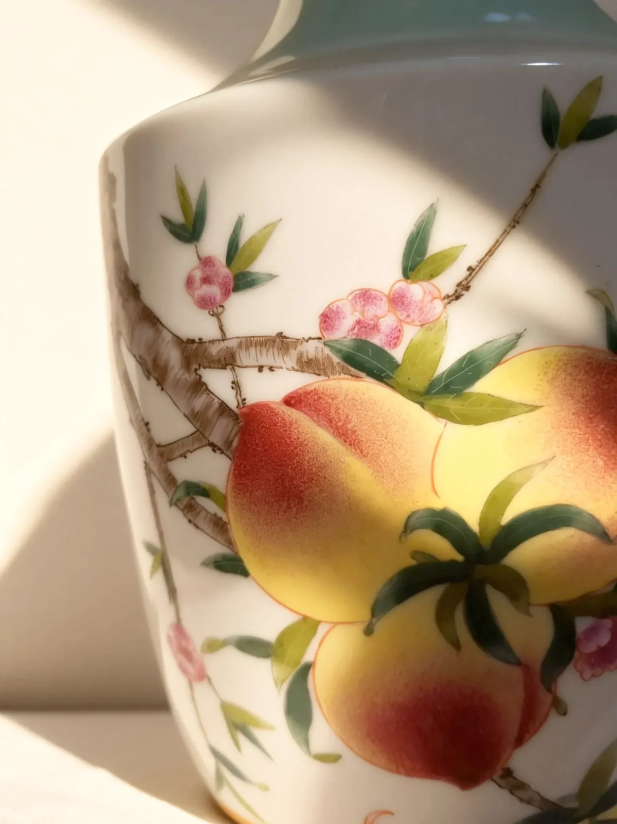 Golden Bell Bottle Five Peaches Bat