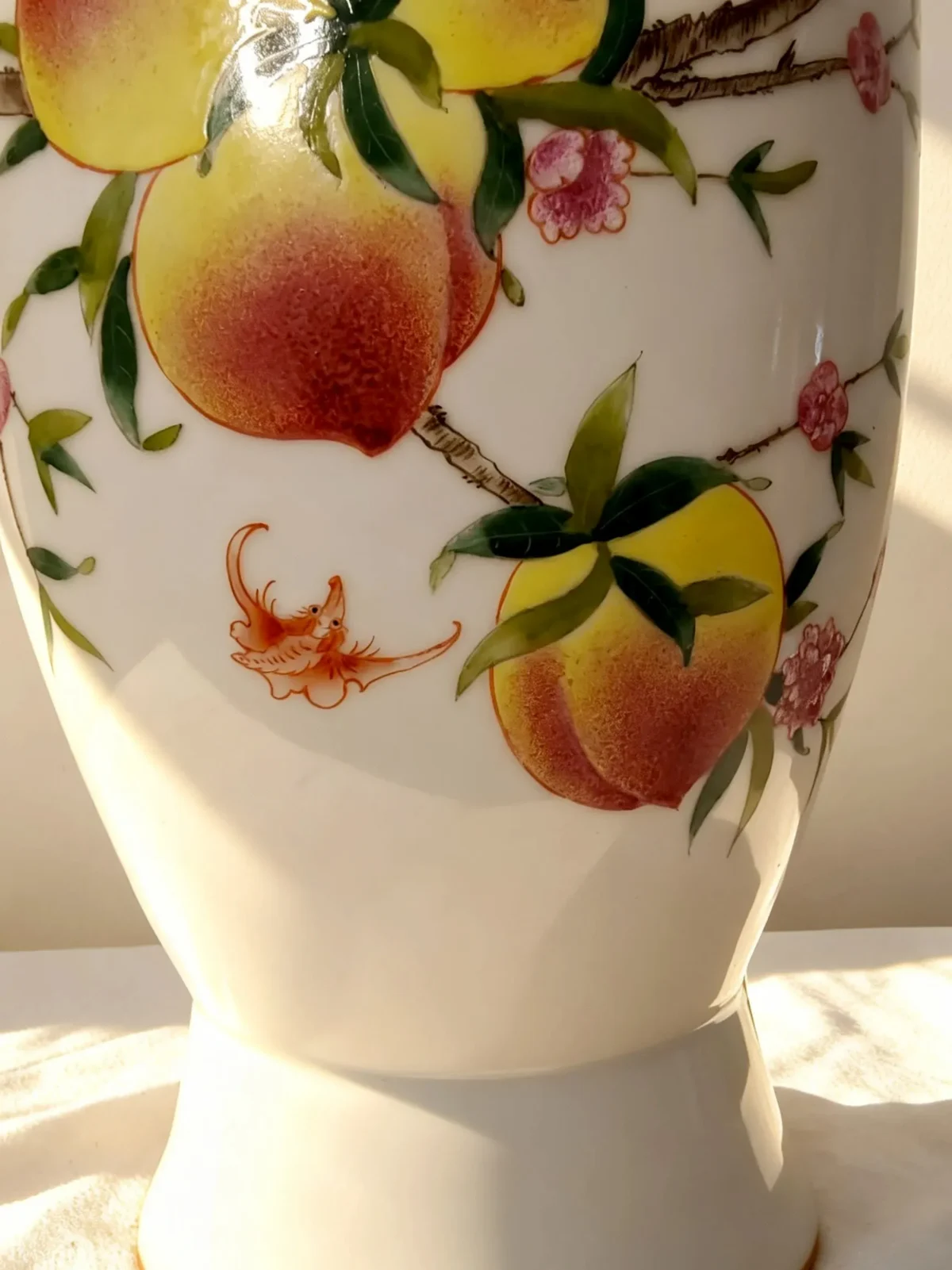 Golden Bell Bottle Five Peaches Bat