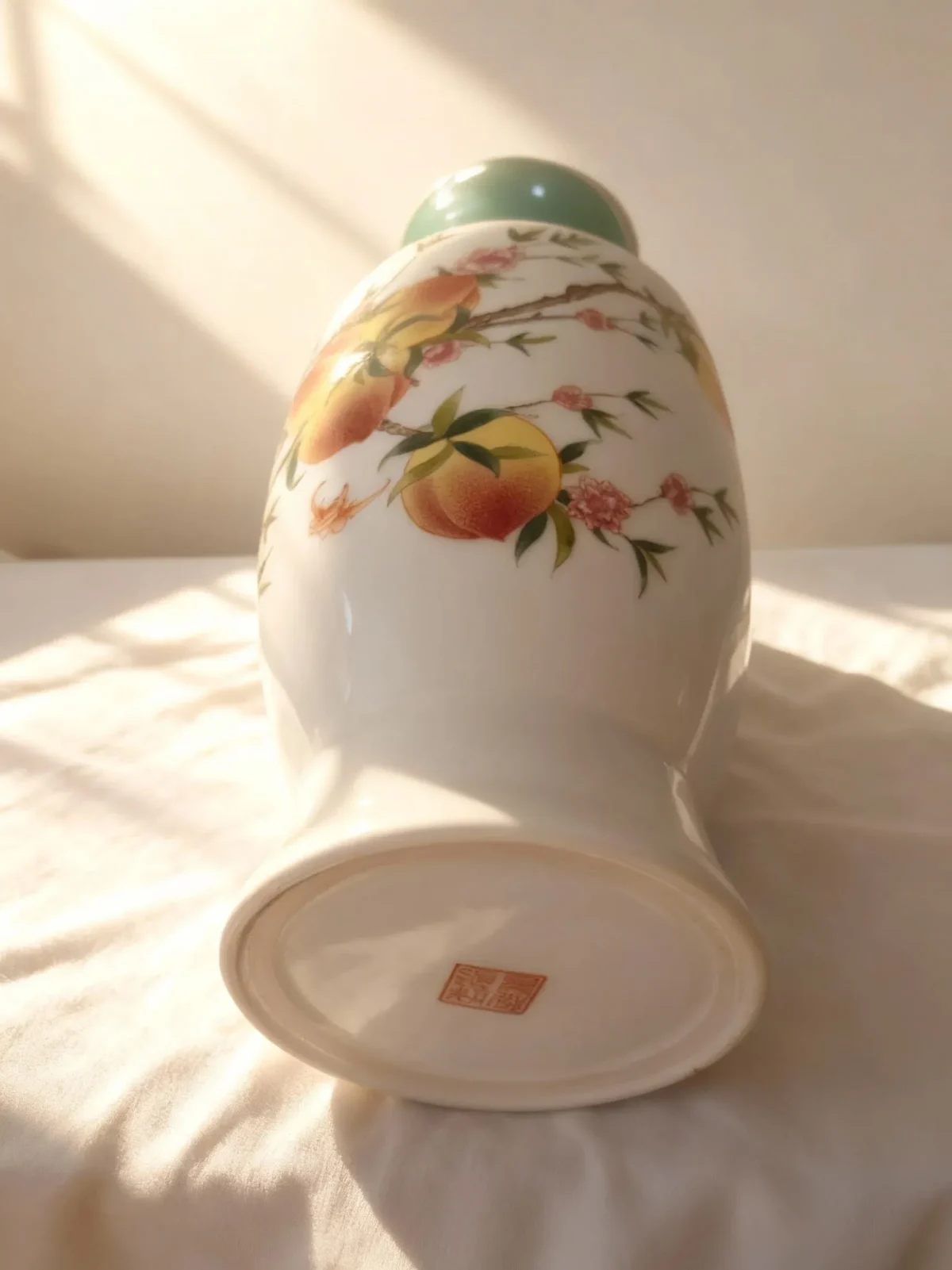 Golden Bell Bottle Five Peaches Bat