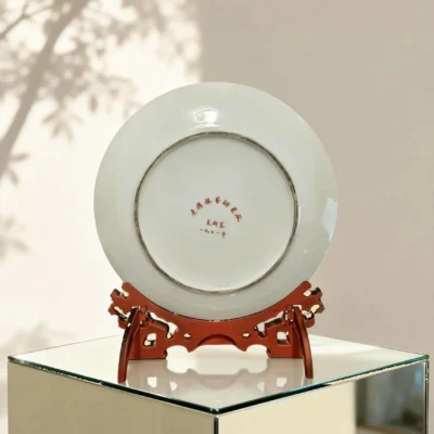 Wetland with red-crowned cranes and reeds