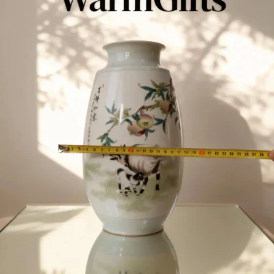 Winter Melon Bottle Reserved Panel Goat Rabbit