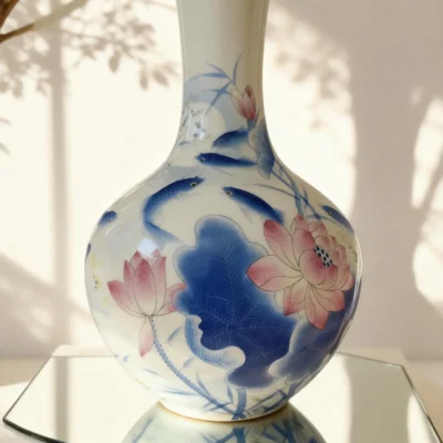 Straight-Neck Celestial Sphere Blue Lotus