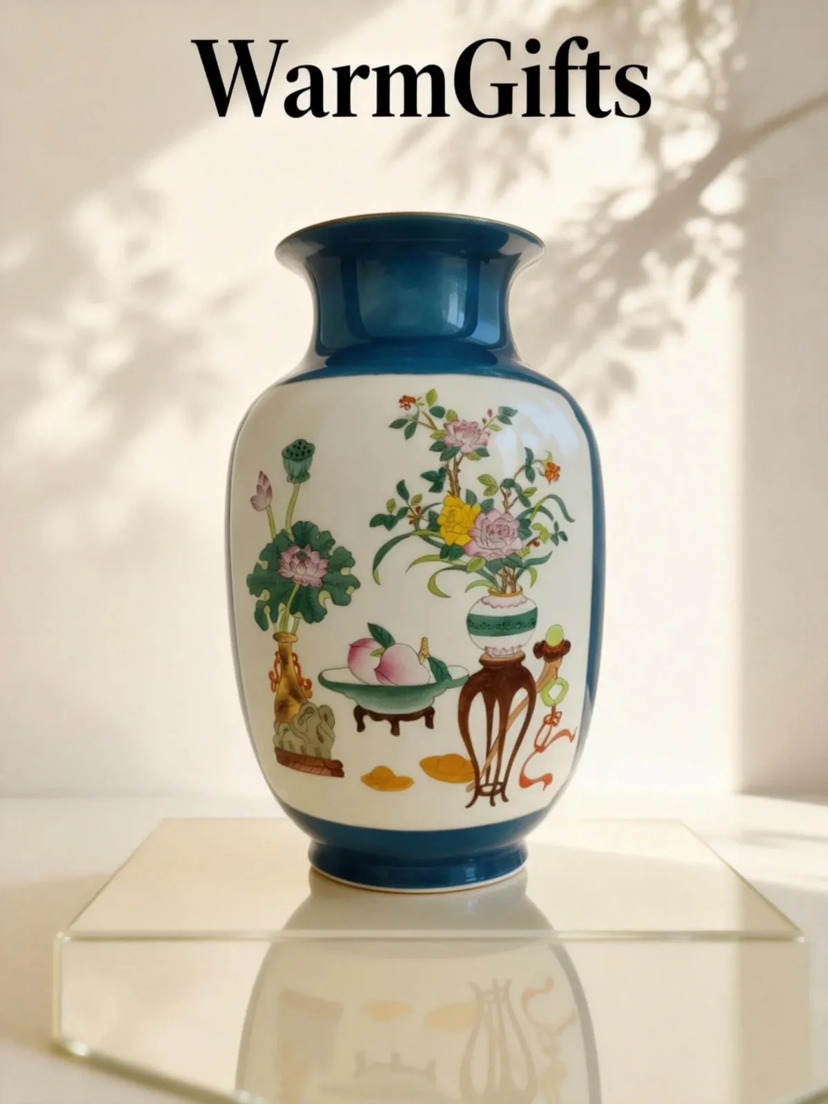 Winter Melon Reserved Panel Antique Bottle