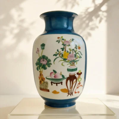 Winter Melon Reserved Panel Antique Bottle