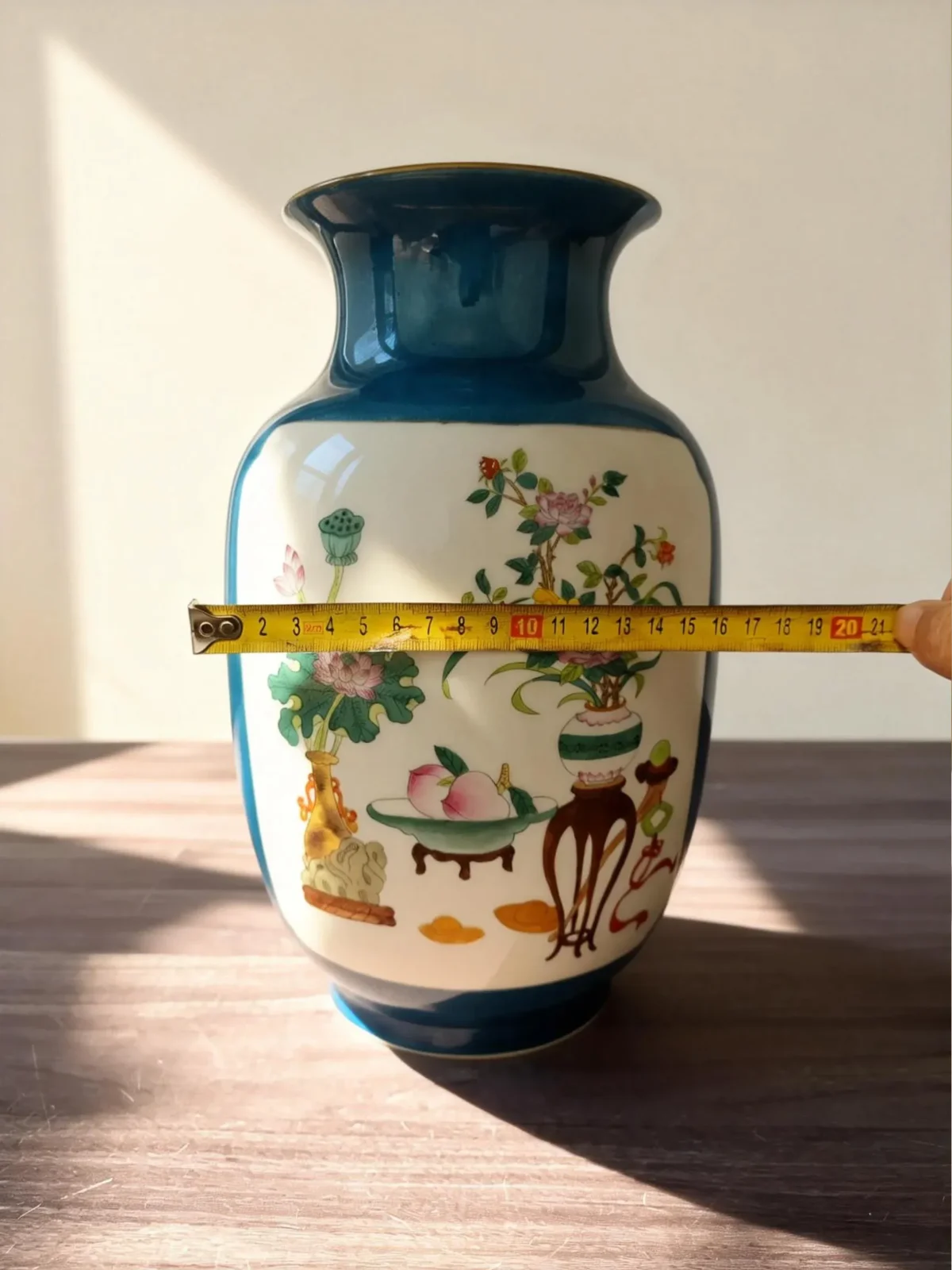 Winter Melon Reserved Panel Antique Bottle