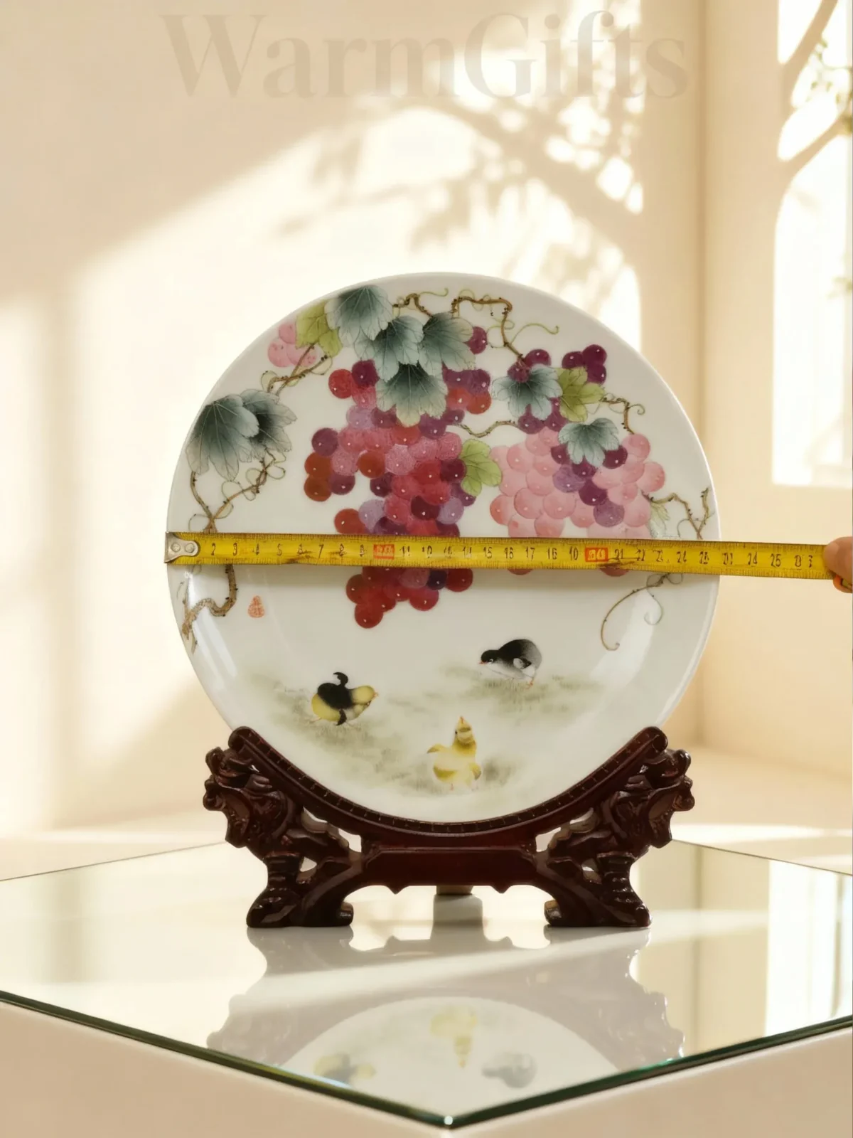 Grapes Garden Fun Porcelain Plate