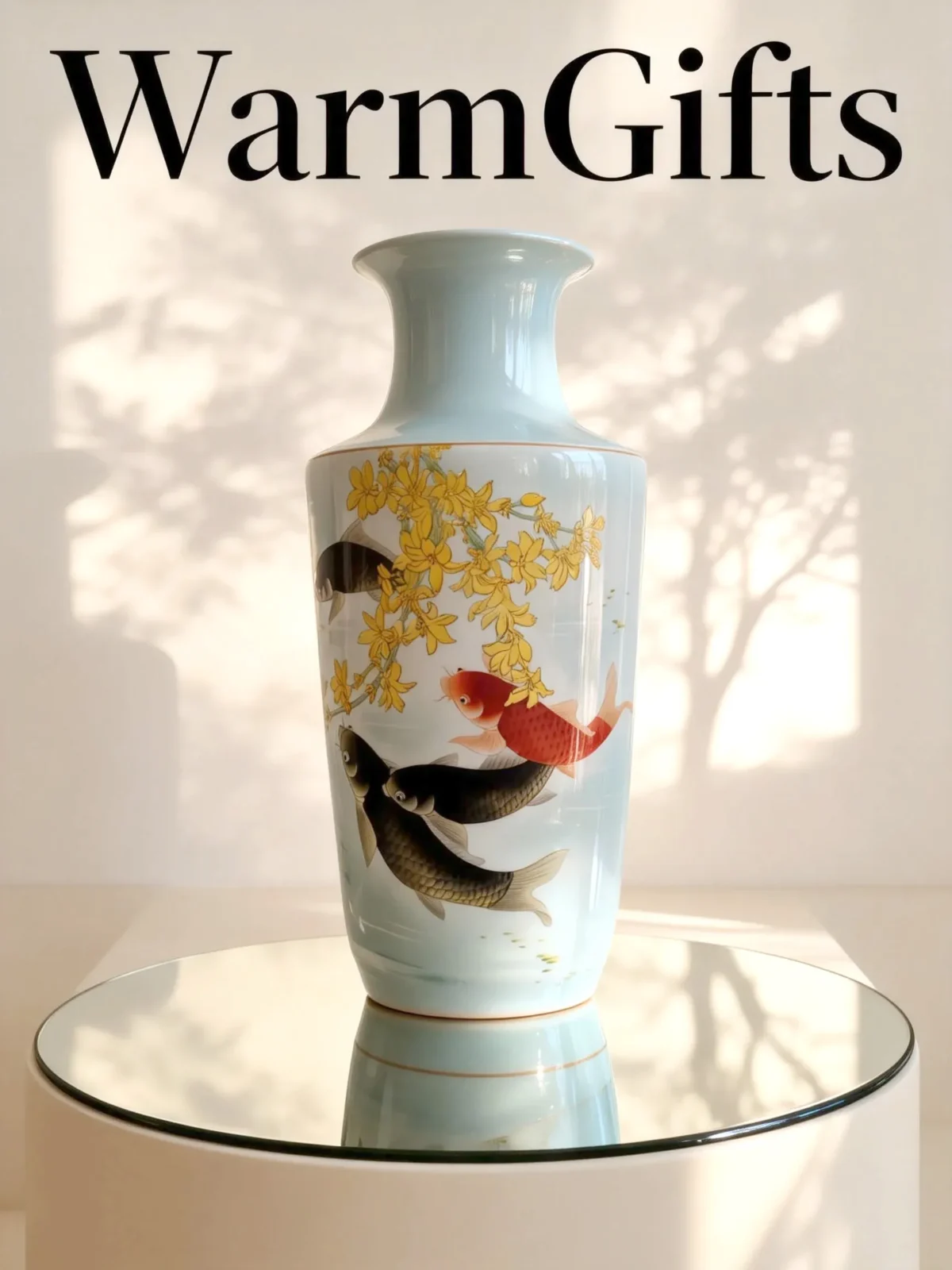 Golden Bell Bottle Winter Jasmine Koi