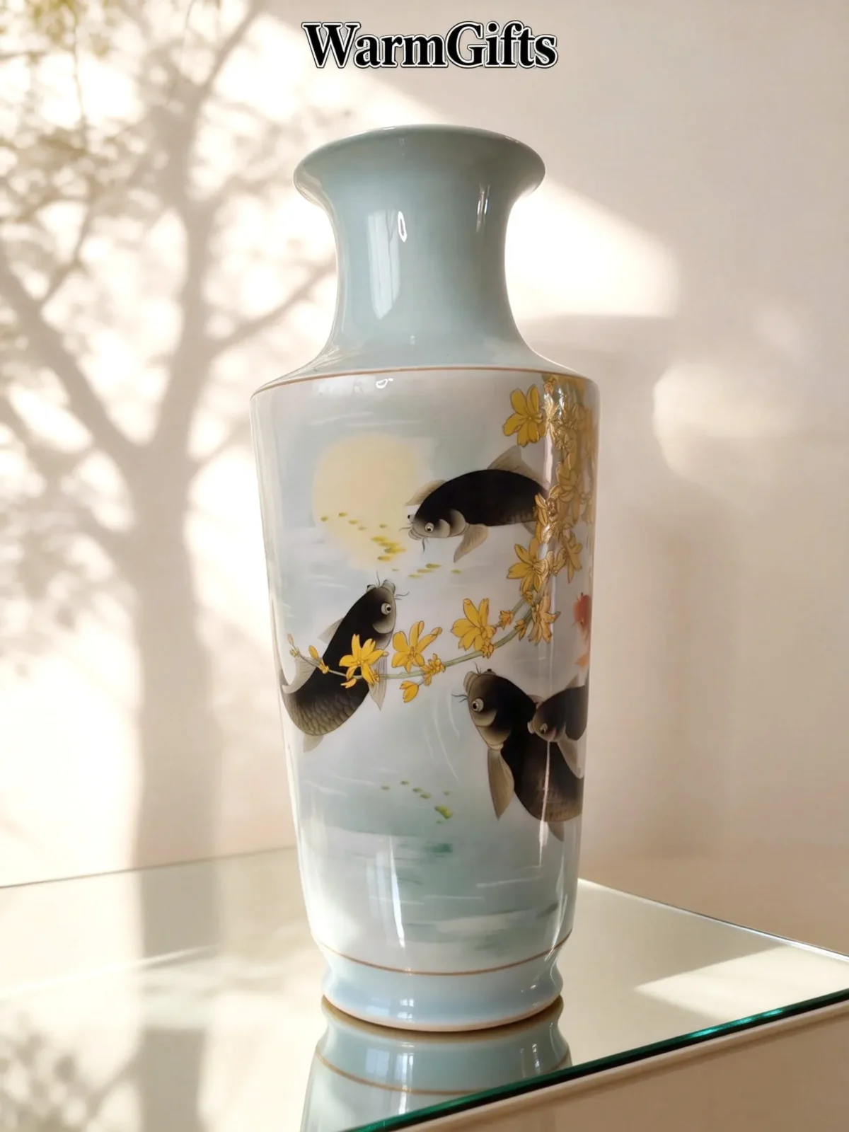 Golden Bell Bottle Winter Jasmine Koi